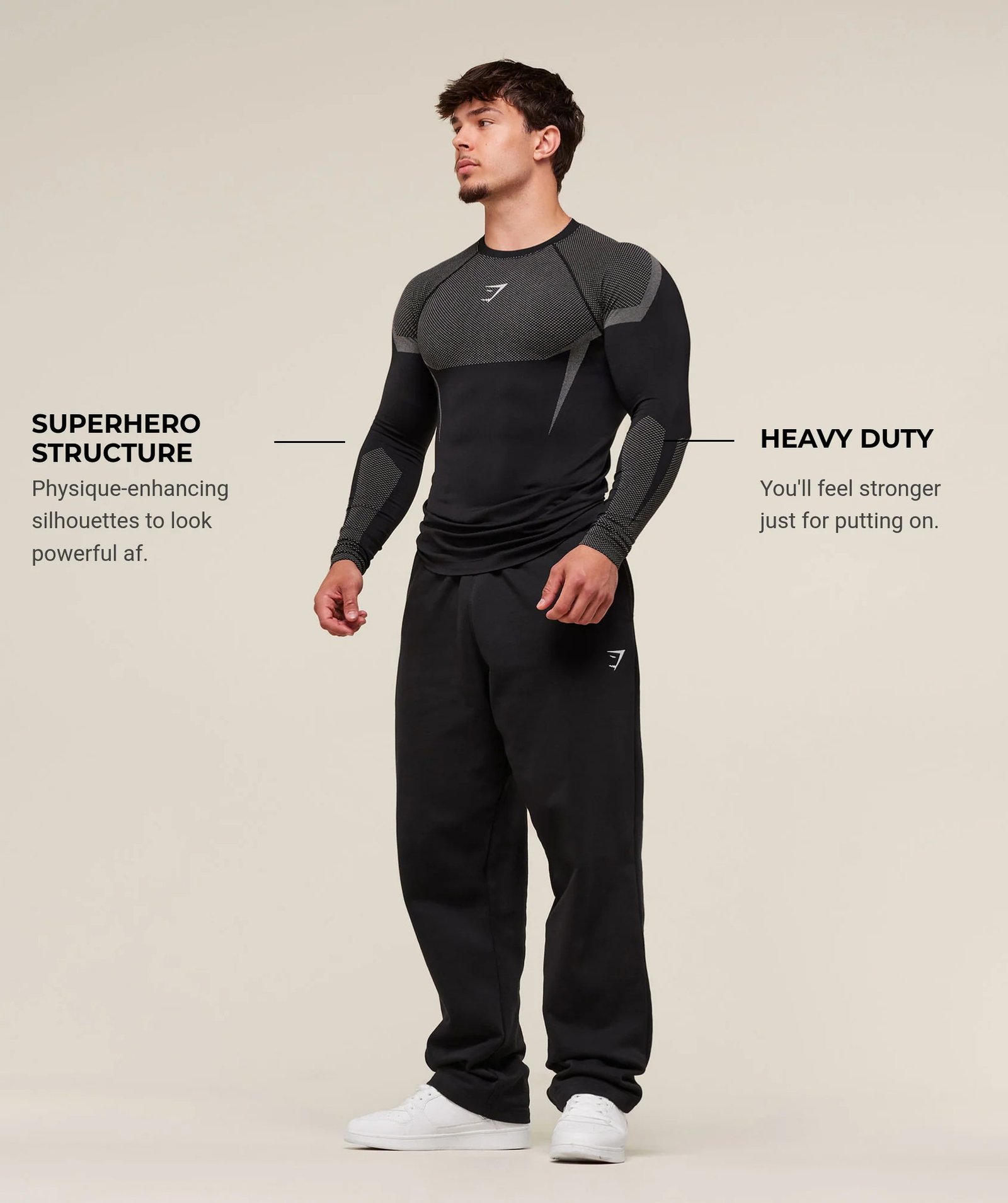 GYMSHARK Breathable Tight Long Sleeve (Made In USA) - Image 6