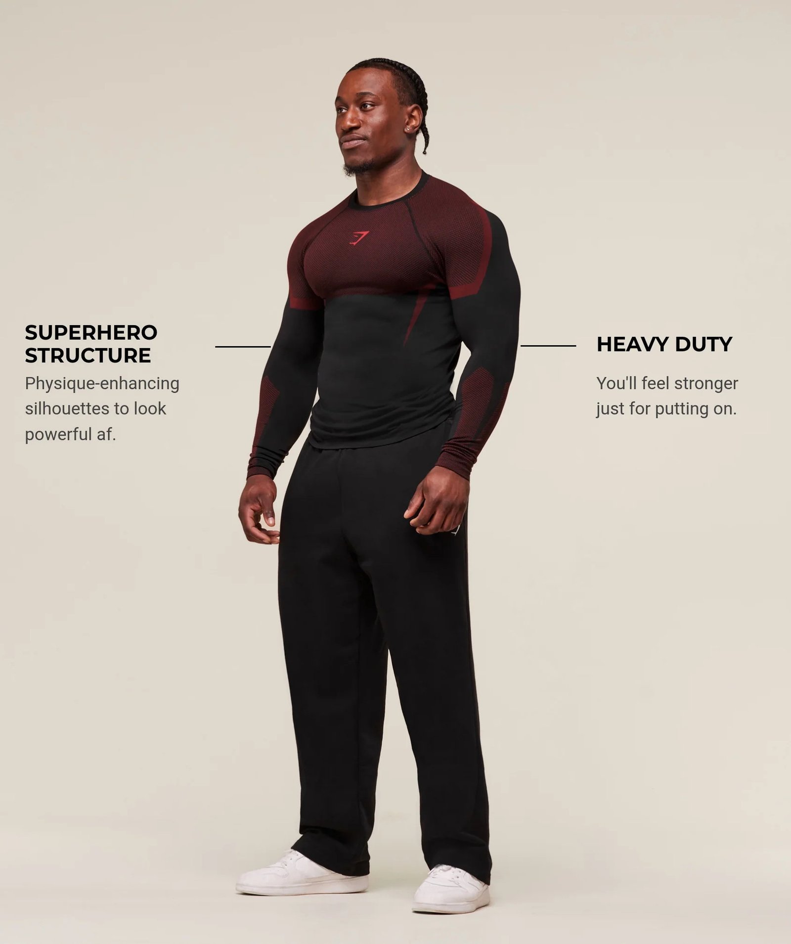 GYMSHARK Breathable Tight Long Sleeve (Made In USA) - Image 11