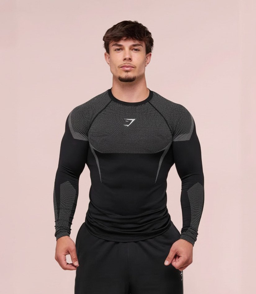 GYMSHARK Breathable Tight Long Sleeve (Made In USA) - Image 2